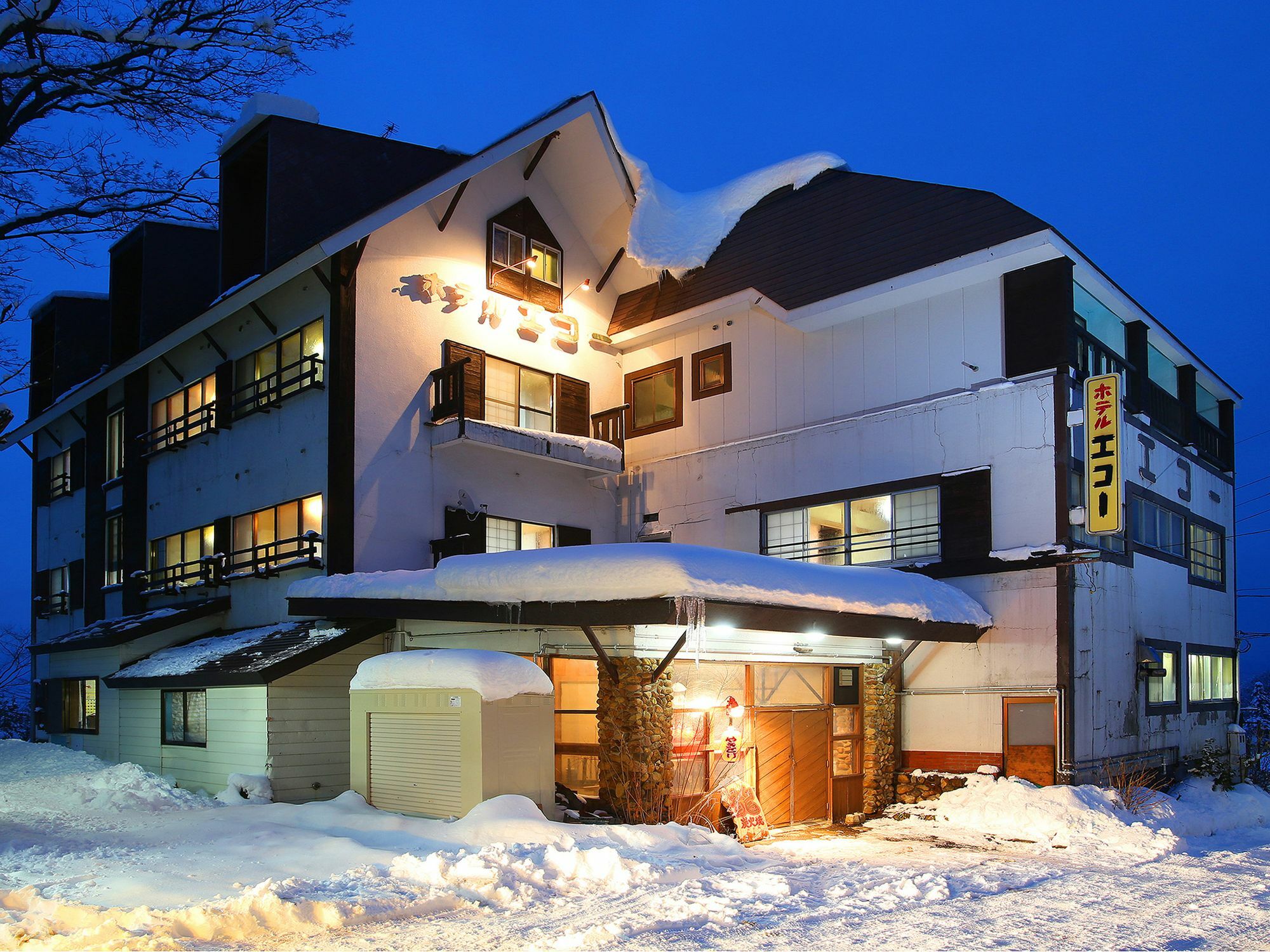 Onsen Yado Echo Hotel Myoko Exterior photo